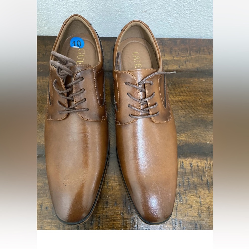 Guess Men's Sameer Tapered Lace Up Dress Oxfords Size  10